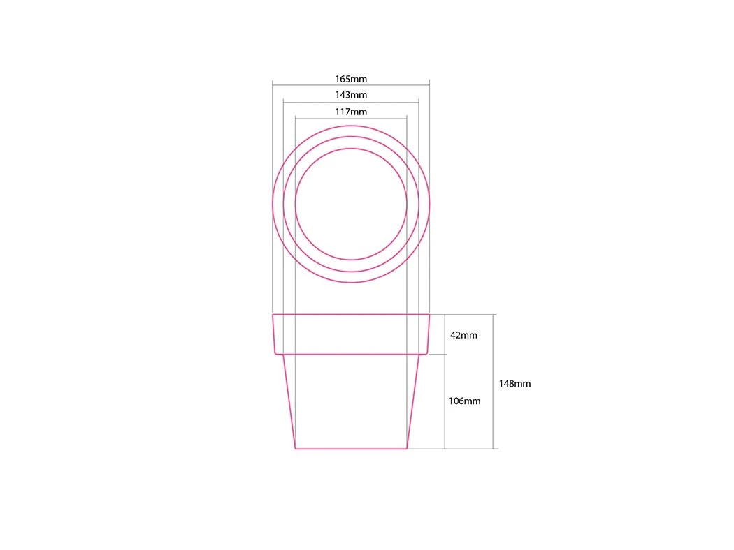 Bendo 'POT' Mini Indoor Plant Pot Pots & Hanging Baskets 6 Bendo 'POT' Mini Indoor Plant Pot Pots & Hanging Baskets