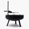 Outdoor Accessories Barebones Cowboy Fire Pit Grill 23"