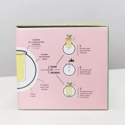 Plants In A Box Clear Glass Self-Watering Planter 14 Plants In A Box Clear Glass Self-Watering Planter