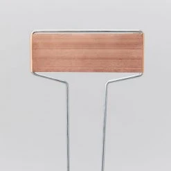 Ryset Copper Standing Plant Label