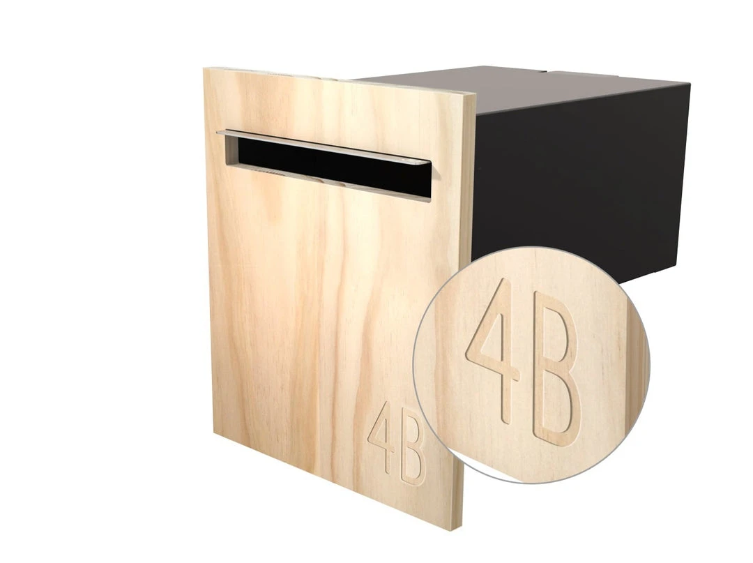 Javidesign Outdoor Living Fence Mount Letterbox (with Custom Numbers) 4 Javidesign Outdoor Living Fence Mount Letterbox (with Custom Numbers)