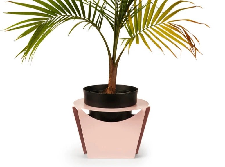 Bendo 'GROW' Sheet Metal Plant Stand & Large Pot 3 Bendo 'GROW' Sheet Metal Plant Stand & Large Pot