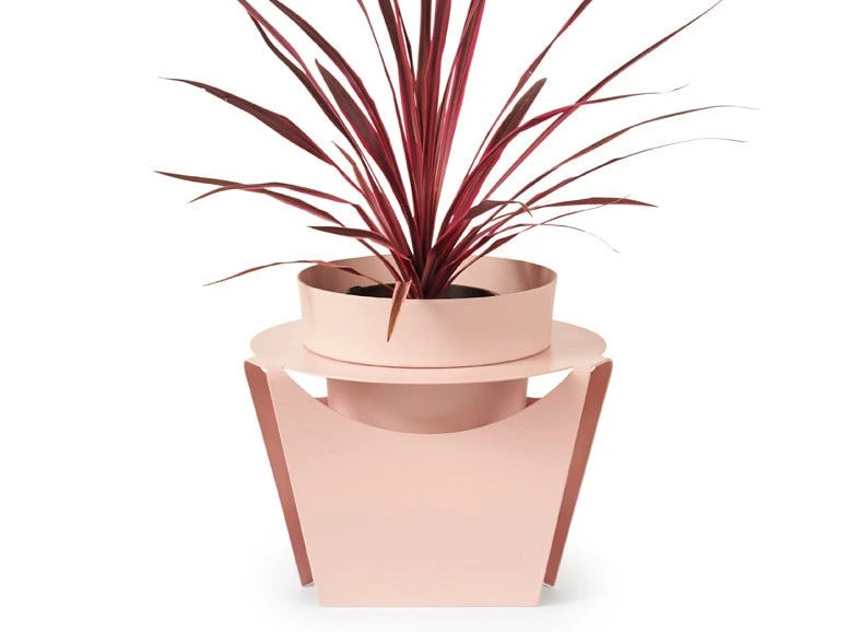 Bendo 'GROW' Sheet Metal Plant Stand & Large Pot 6 Bendo 'GROW' Sheet Metal Plant Stand & Large Pot