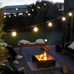 Hoselink Warm White Solar Party Bulb String Lights - 25 Bulb EXTENSION Set Outdoor Living