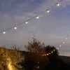 Hoselink Warm White Solar Party Bulb String Lights - 25 Bulb EXTENSION Set Outdoor Living