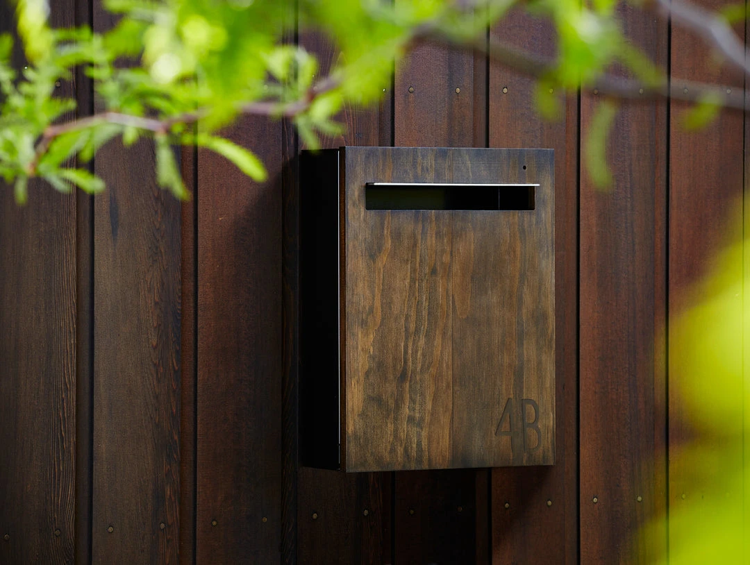 Javidesign Wall Mount Letterbox - Charcoal (with Custom Numbers) 3 Javidesign Wall Mount Letterbox - Charcoal (with Custom Numbers)