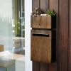 Javidesign Outdoor Living Wall Mount Letterbox + Planter - Charcoal 1 Javidesign Outdoor Living Wall Mount Letterbox + Planter - Charcoal