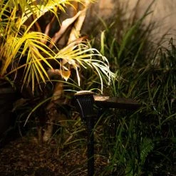 Hoselink Adjustable Solar Garden Spotlight - Ground Spike LED Outdoor Living