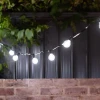 Hoselink Cool White Solar Party Bulb String Lights - 25 Bulb Starter Set Outdoor Accessories