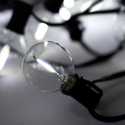 Hoselink Cool White Solar Party Bulb String Lights - 25 Bulb EXTENSION Set