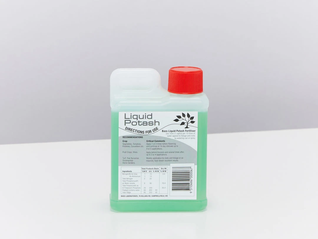 Fernland Bass Liquid Potash 2:9:20 250mL 4 Fernland Bass Liquid Potash 2:9:20 250mL