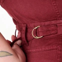 SUK Workwear Open Front Overalls - Oxblood 11 SUK Workwear Open Front Overalls - Oxblood