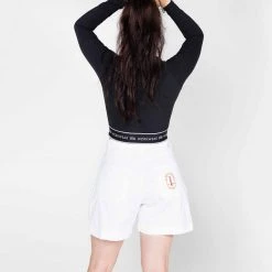 SUK Workwear Long Sleeve Crop Top