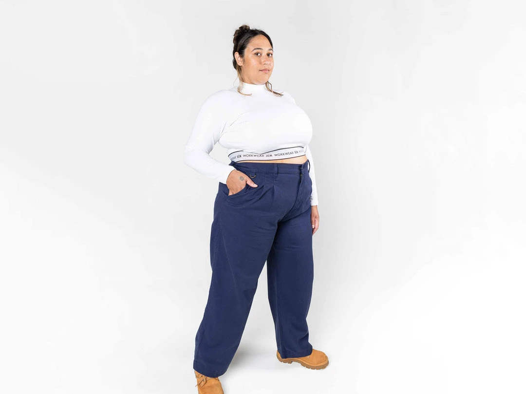 SUK Workwear Long Sleeve Crop Top 5 SUK Workwear Long Sleeve Crop Top