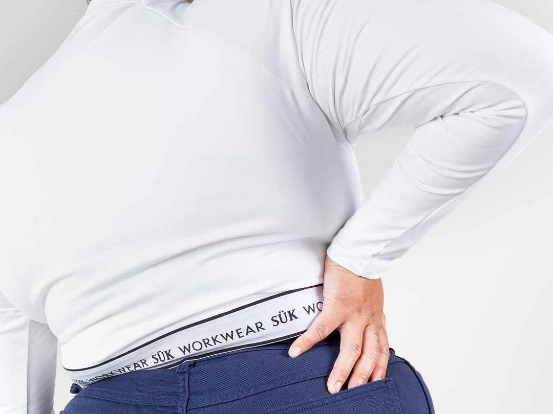 SUK Workwear Long Sleeve Crop Top 6 SUK Workwear Long Sleeve Crop Top