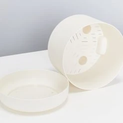 Outdoor Living Mr Kitly White Linen Selfwatering Pots 250mm