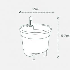 Elho Pots & Hanging Baskets Round Eco-Friendly Planters - Self-Watering