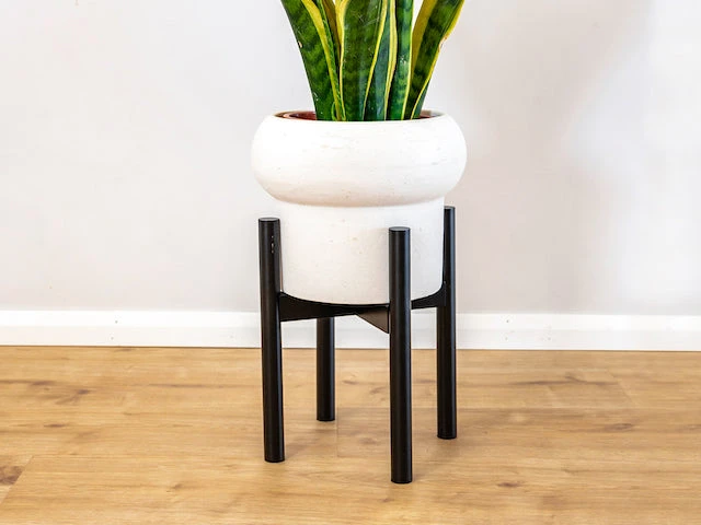 Plants In A Box Adjustable Bamboo Plant Stand - Black 5 Plants In A Box Adjustable Bamboo Plant Stand - Black