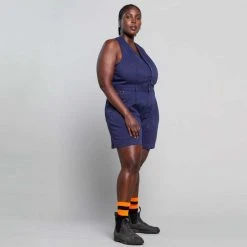 Suk Workwear Cropped Open Front Overalls 15 Suk Workwear Cropped Open Front Overalls