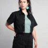 Suk Workwear Cropped Utility Shirt 2 Suk Workwear Cropped Utility Shirt