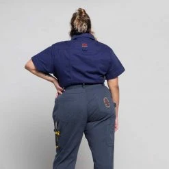 Suk Workwear Cropped Utility Shirt