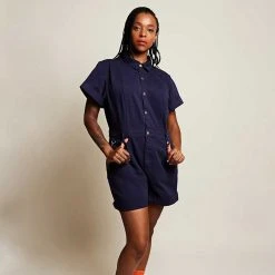 Suk Workwear Cropped Boiler Suit