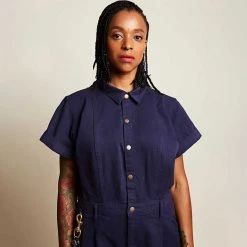 Suk Workwear Cropped Boiler Suit