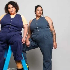 Suk Workwear Open Front Overalls - Full Length