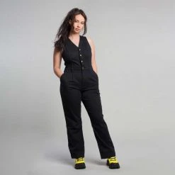 Suk Workwear Open Front Overalls - Full Length
