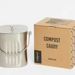Subpod AU Composting Compost Caddy Stainless Steel