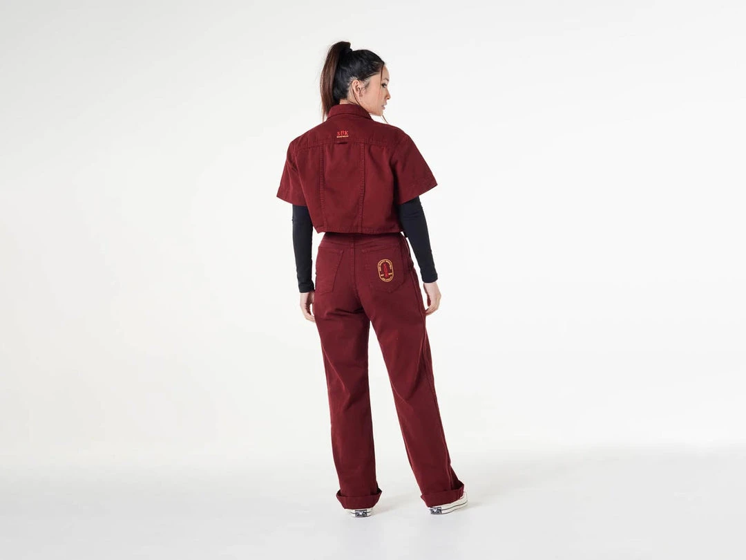 SUK Workwear Relaxed Work Pants (Oxblood) 7 SUK Workwear Relaxed Work Pants (Oxblood)