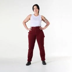 SUK Workwear Slim Pants (Oxblood)