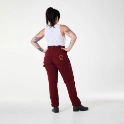 SUK Workwear Slim Pants (Oxblood)