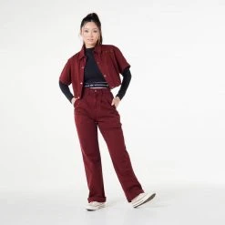 SUK Workwear Slim Pants (Oxblood)