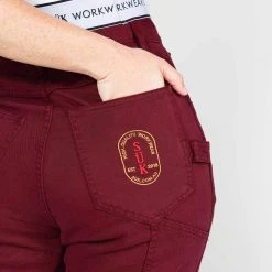 SUK Workwear Slim Pants (Oxblood)