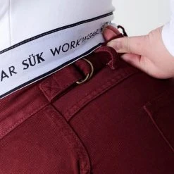 SUK Workwear Slim Pants (Oxblood)