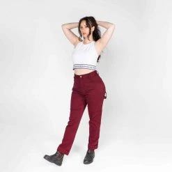 SUK Workwear Slim Pants (Oxblood)