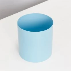 Urban Eden Sky Blue Vessel + Potted Plant