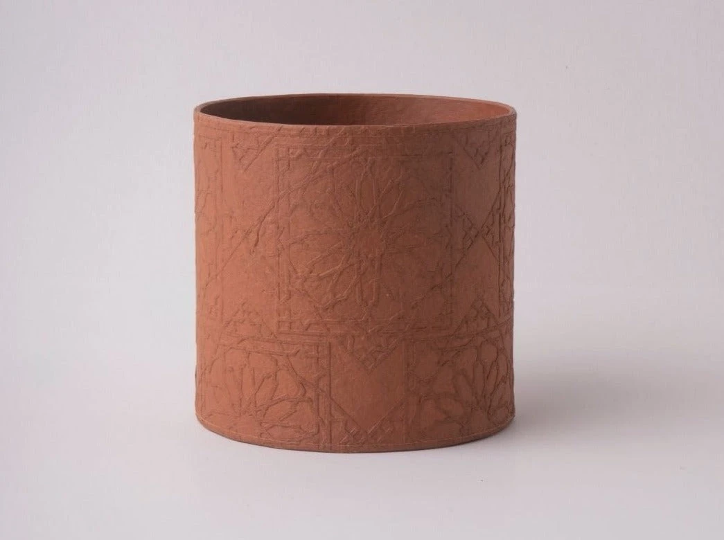 Tree Stripes Pty Ltd Pots & Hanging Baskets Cylinder Pot Diwali - Caramel Cafe 6 Tree Stripes Pty Ltd Pots & Hanging Baskets Cylinder Pot Diwali - Caramel Cafe