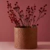 Tree Stripes Pty Ltd Pots & Hanging Baskets Cylinder Pot Diwali - Caramel Cafe