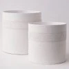 Tree Stripes Pty Ltd Cylinder Pot Kilima - Chalk