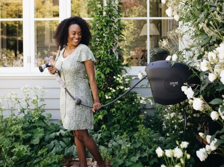 Hoselink Hoses & Sprinklers 20m Retractable Hose Reel - Charcoal 8 Hoselink Hoses & Sprinklers 20m Retractable Hose Reel - Charcoal