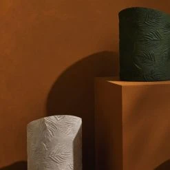 Tree Stripes Pty Ltd Hi-Lo Pot Palms - Olive Green Pots & Hanging Baskets