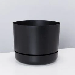 Mr Kitly Black Selfwatering Pots 250mm - Recycled Plastic Outdoor Living