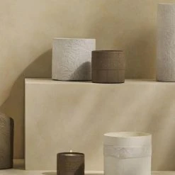 Tree Stripes Pty Ltd Cylinder Pot Kilima - Chalk