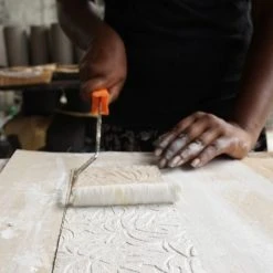 Tree Stripes Pty Ltd Pots & Hanging Baskets Cylinder Pot Monstera - White 11 Tree Stripes Pty Ltd Pots & Hanging Baskets Cylinder Pot Monstera - White
