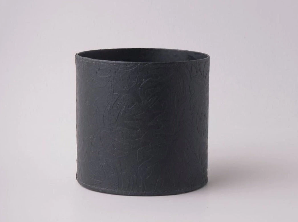 Tree Stripes Pty Ltd Pots & Hanging Baskets Cylinder Pot Monstera - Black 4 Tree Stripes Pty Ltd Pots & Hanging Baskets Cylinder Pot Monstera - Black