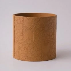 Tree Stripes Pty Ltd Pots & Hanging Baskets Cylinder Pot Diwali - Ochre
