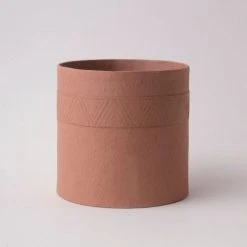 Tree Stripes Pty Ltd Pots & Hanging Baskets Cylinder Pot Kilima - Rustic Brown 7 Tree Stripes Pty Ltd Pots & Hanging Baskets Cylinder Pot Kilima - Rustic Brown