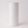 Tree Stripes Pty Ltd Cylinder Vase Diwali - White Pots & Hanging Baskets 2 Tree Stripes Pty Ltd Cylinder Vase Diwali - White Pots & Hanging Baskets
